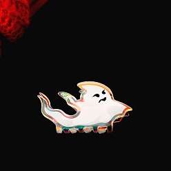 Разноцветный Заколки для волос из пвх, призрак, красочный, 75x45x45 мм