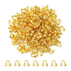 Золотой Латунная проволока опекунов, золотые, 5x6x2 мм, отверстие : 1.5 мм
