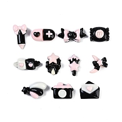 (52) Непрозрачная лаванда Кабошоны из смолы, разнообразные, разноцветные, 7~15.5x7.5~17.5x5.5~6.5 мм