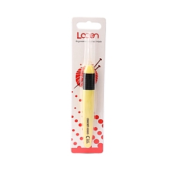 Jaune Champagne Crochets en plastique aiguilles à crochets, crochets d'éclairage LED, avec des piles bonus, jaune champagne, 150mm