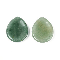 Зеленый Авантюрин Натуральный зеленый авантюрин, камень от беспокойства, слеза, 45x35x7.5~8 мм