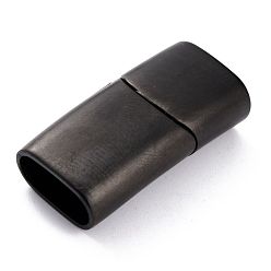 Черный 316 хирургические байонетные застежки из нержавеющей стали, ионное покрытие (ip), прямоугольные, электрофорез черный, 29.5x14x8 мм, внутренний диаметр: 12x6 мм