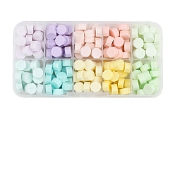 (52) Непрозрачная лаванда 10 сетки 10 цвета частицы сургуча, для ретро печать печать, красочный, 76x128 мм, 10 цвет, 200 шт / коробка