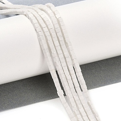 Белый Природный агат бисер нитей, окрашенные, кубические, белые, 2x2x2 мм, отверстие : 1 мм, около 150 шт / нитка, 15.08 дюйм (38.3 см)