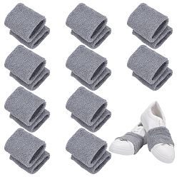 Серый 20шт. полиэстеровые ремешки для занятий спортом, полотенце для запястья от пота, серые, 75x71x17 мм