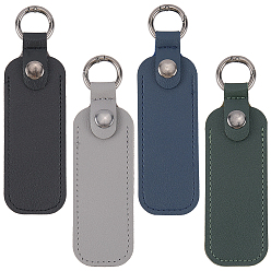 (52) Непрозрачная лаванда 4 шт. маленькие флешки-накопители, брелок для хранения флешек из искусственной кожи, чехол-держатель для USB-флешек, 4 Цвета, надежный дорожный чехол, брелок, портативный маленький органайзер, чехол для переноски для мужчин и женщин, USB, прямоугольные, разноцветные, 139 мм, 1 шт / цвет