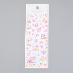 Цветок Наклейка из эпоксидной смолы, для скрапбукинга, дневник путешествий, шаблон сакуры, 0.5~2.9x0.3~2.9 см