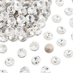 00030 Crystal Preciosa® maxima кристалл круглые камни, чешский хрусталь, биконус(436 11 177 риволи), срыв твердой мозговой оболочки, 00030 кристалл, ss 39 (8.15~8.4 мм)