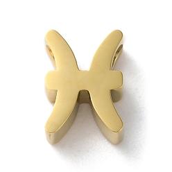 Рыбы Созвездие 304 подвески из нержавеющей стали, Рыбы, 9x6x3 мм, отверстие : 2 мм