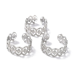 Нержавеющая Сталь Цвет Устойчивые к потускнению 304 кольца из нержавеющей стали, манжеты кольца, долговечный, ромб, цвет нержавеющей стали, размер США 7 1/4 (17.5 мм), 9 мм