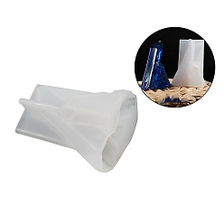 Белый Силиконовые формы для свечей своими руками, пищевой силикон, изготовление украшений, для изготовления свечей, самородки, белые, 49x38 мм