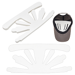 Белый Бумажная вставка для формовки бейсболок, белые, 29.6x15.5x0.05 см