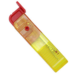 Желтый Средство для удаления резьбы из сплава, пластиковые складные вспарыватели швов, швейные инструменты, желтые, 150x70 мм