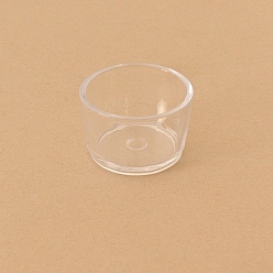 Прозрачный Пластина пластиковая мини модель, аксессуары для кукольного домика с микро-ландшафтом, притворяясь опорными украшениями, прозрачные, 17x27 мм