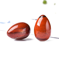 Красный Камень Украшения для яиц из натуральной красной яшмы, украшение домашнего офиса, 30x20 мм