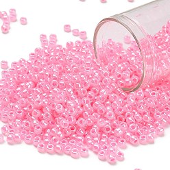 (909) Ceylon Cotton Candy Тохо 8/0 круглые бусины, японский бисер, (909) цейлонская сахарная вата, 3 мм, отверстие : 1 мм, Около 1110 шт / 50 г