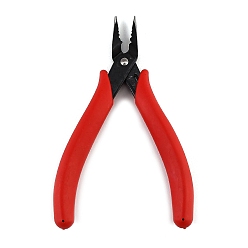 Red High-Carbon Steel Wire Locating Pliers, Wire Holding Pliers, Red, 13.5x8.5x1.6cm