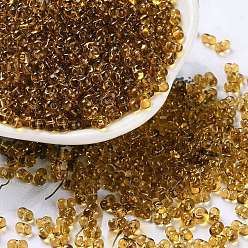Темно-Золотистый Бисер из стекла , прозрачные цвета, арахис, темные золотарник, 4~4.5x2~2.5x2~2.5 мм, отверстие : 0.8~0.9 мм, Около 10000 шт / фунт