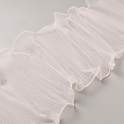 BrumosaRosa Ramo de flores de poliéster envoltura de papel de malla, para el día de San Valentín, boda, decoración de cumpleaños, con cuentas de plástico, rosa brumosa, 10-5/8 pulgada (270 mm), aproximadamente 4.00 yardas (3.66 m) / pc