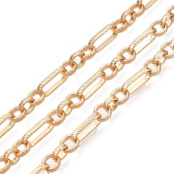 Light Gold Железные овальные звенья, несварные, с катушкой, золотой свет, 12.5x5.5x2 мм, ссылка: 6x5.5x2 mm, около 32.81 футов (10 м) / рулон