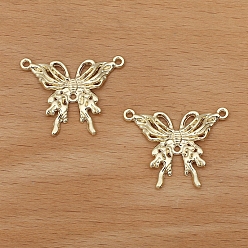 Light Gold Подвески из сплава , бабочки прелести, золотой свет, 29x21 мм