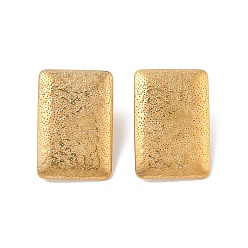 Rectangle 304 Результаты серьги из нержавеющей стали, прямоугольные, 25x17.5 мм