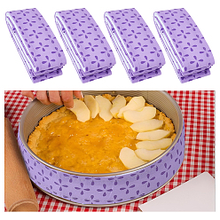 Средняя Орхидея Полиэстеровые полоски для торта для равномерного выпекания, средне орхидеи, 880x41x1.5 мм