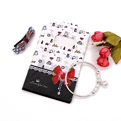 Bowknot Пластиковые пакеты, прямоугольные, бантом, 15x9 см