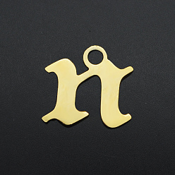 Letter N 201 Edelstahl Reize, Laserschnitt, Buchstabe, golden, letter.n, n: 7x7.5x1 mm, Bohrung: 1.2 mm