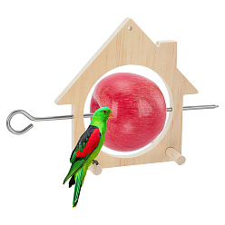 Дом Деревянная кормушка для птиц, украшение на шпажке, дом, 150x227x10 мм, 1box