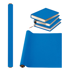 Королевский синий 1 листовая шелковая ткань, бумажная обложка, для переплета книг, с почтовыми трубками из крафт-картона ПК и лентами для обертывания мыла ручной работы из крафт-бумаги ПК., королевский синий, 1 см