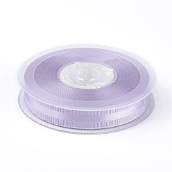 Лиловый Полиэстер Grosgrain ленты, серебристая лента, сирень, 3/8 дюйм (9 мм), около 100 ярдов / рулон (91.44 м / рулон)