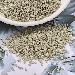 (DB2362) Дуракоат Окрашенный Непрозрачный Лен Бусины miyuki delica, цилиндр, японский бисер, 11/0, (db 2362) льняной непрозрачный окрашенный лен, 1.3x1.6 мм, Отверстие: 0.8 мм, о 2000 шт / бутылка, 10 г / бутылка