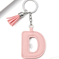 Letter D Брелки из искусственной кожи, украшения для сумок и кошельков, алфавит, Буква D, 12x4 см