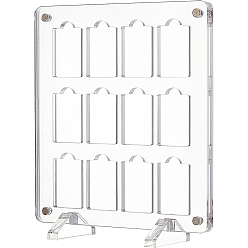 Прозрачный Акриловые витрины, хранилище игровых карт, прозрачные, готовое изделие: 12.4x4.9x14.85 см