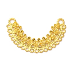 Золотой Стойки подвески обшивки сплава, цветок, золотые, 29x48x2.5 мм, отверстие : 3.5 мм