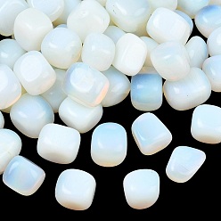 Opalite Opalite Beads, Tumbled Stone, Nuggets, No Hole/Undrilled, Vase Filler Gems, 15~23x18~28x6~21mm