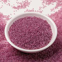 (RR1132) Inside Dyed Berry MIYUKI Round Rocailles Beads, Japanese Seed Beads, 15/0, (RR1132) Inside Dyed Berry, 1.5mm, Hole: 0.7mm, about 250000pcs/pound