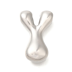 Letter Y Стойки обшивки латунные подвески, без кадмия и без свинца, подвески с буквой az~z, Письмо Y, 22.5x14x6.5 мм, отверстие : 2.5x3 мм