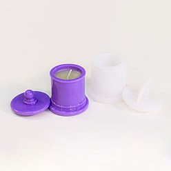 Column Коробка для хранения силиконовых форм, формы для украшения, формы для литья гипсовой смолы, белые, колонка, 74x64 мм, внутренний диаметр: 44 мм