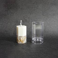 Column Пластиковые формы для свечей, для изготовления ароматических свечей, прозрачные, колонка, 52x52x90 мм