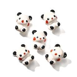 Белый Фарфоровые бусины ручной работы, пикап медведь, белые, 19x15.5~16x12~12.5 мм, отверстие : 1.8~2 мм