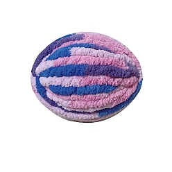 Лиловый Супермягкая пряжа из полиэстера шенилл jumbo, для проектов украшения дома подушки-одеяла, сегмент окрашенный, сирень, 20 мм, около 29.53 ярдов (27 м) / моток