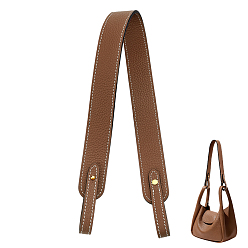 Седло Коричневый 1 ремни для сумок из коровьей кожи, со сплавочной фурнитурой, золотые, седло коричневый, 862x34.5x3~16.5 мм