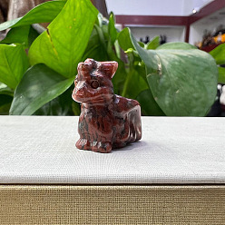 Родонит Скульптурные украшения из натурального родонита, для украшения стола домашнего офиса, дракон, 30 мм