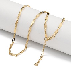 Золотой 304 ожерелья-цепочки из нержавеющей стали, золотые, 17.72 дюйм (45 см)