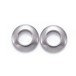 Stainless Steel Color 304 Stainless Steel Linking Rings, Rings, Stainless Steel Color, 11x2mm, Inner Diameter: 6mm
