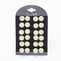 213_Нарцисс Подарок для валентина для нее, 925 серьги из стерлингового серебра австрийского хрусталя, мяч серьги, круглые, 213 _jonquil, 8 мм