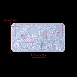Единорог Серьги подвески своими руками силиконовая форма, формы для литья смолы, для уф-смолы, изготовление изделий из эпоксидной смолы, единорог, 147x80x5 мм