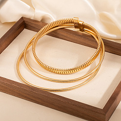 Золотой Ожерелья-чокеры из сплава в виде змеиной цепи с железными застежками, золотые, внутренний диаметр: 3 дюйм (4.72 см)
